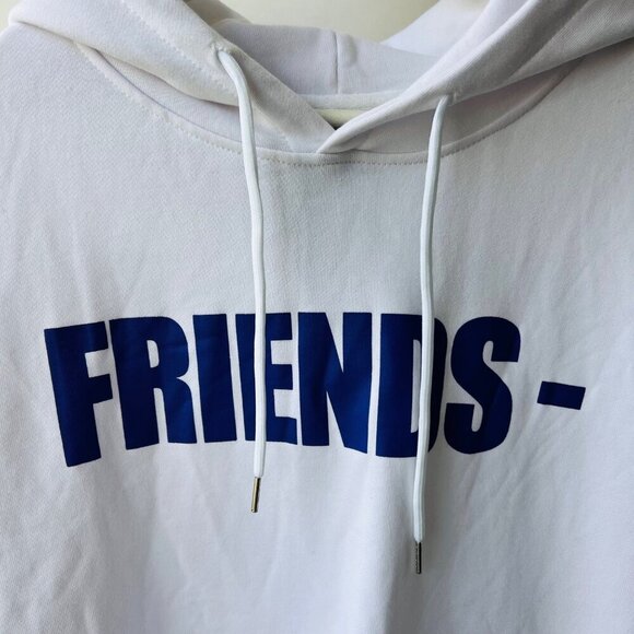 VLONE Friends Hoodie, white/blue/purple, Size M - Picture 3 of 9